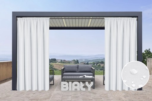ZASŁONA WODOSZCZELNA WATERPROOF 155X220 NA BALKON
