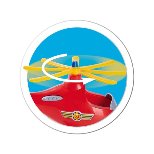 Мини-фигурка SIMBA Fireman Sam Helicopter Wallaby