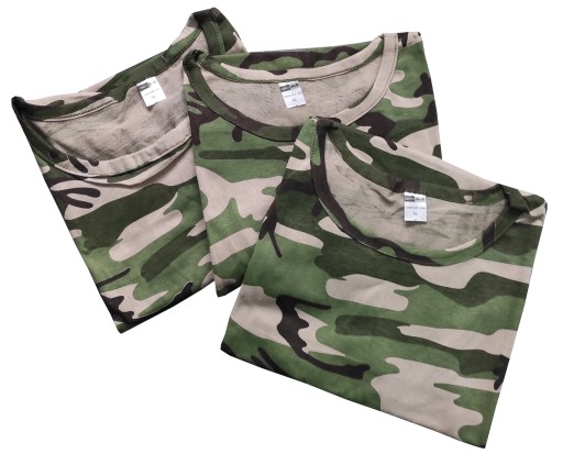 МУЖСКАЯ ФУТБОЛКА ИЗ ХЛОПКОВОГО КАМУФТА - 2XL
