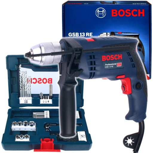 УДАРНАЯ ДРЕЛЬ GSB 13 RE BOSCH V-LINE 41 ШТ.