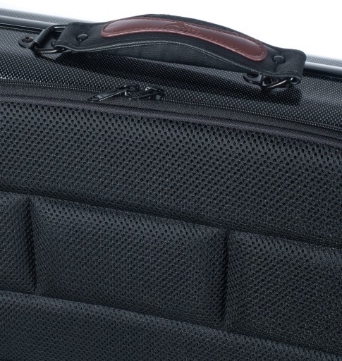 Стеклопластиковый футляр для скрипки 4 4 Street M-case Black Point - Maroon