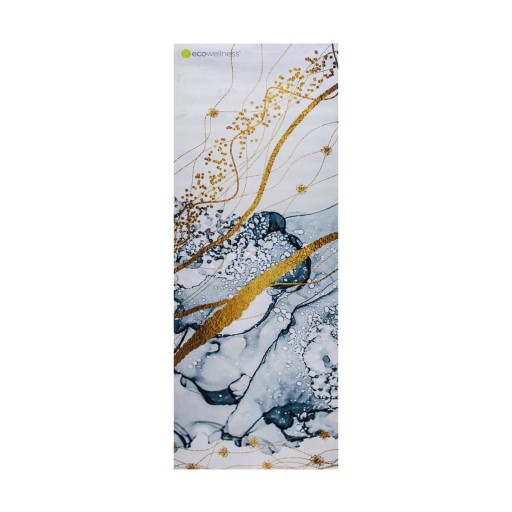 КОВРИК ДЛЯ ЙОГИ ECOWELLNESS ABSTRACT 4 ММ QB 8302T