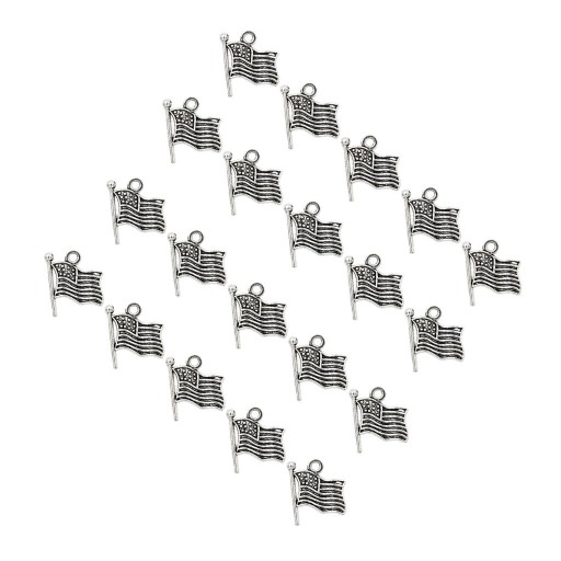 Серебряный винтажный американский американский кулон 3x20