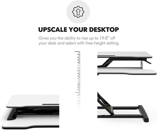 STOLIK POD LAPTOPA ROZKŁADANY REGULACJA BIAŁY 80CM
