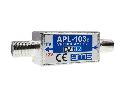 Антенный усилитель DVB-T2 APL-103e 10/14 дБ AMS