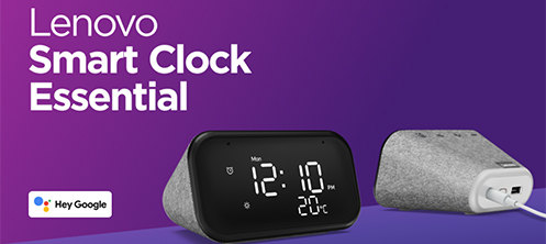 Lenovo Smart Clock Essential Google Assistant