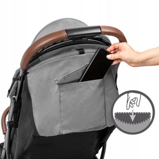 WÓZEK SPACEROWY SPACERÓWKA KIDWELL COLMER KOMPAKTOWY + OCIEPLACZ DO 22 KG