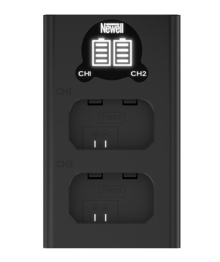 Зарядное устройство Newell DL-USB-C и две батареи NP-FW50.