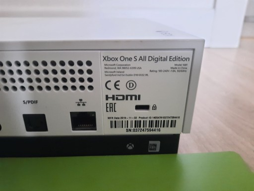 Консоль Xbox One S All-Digital Edition, 1 ТБ, белая