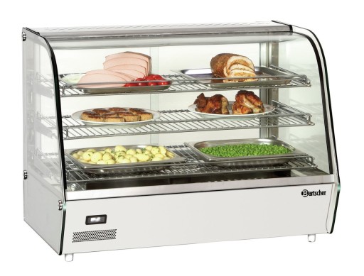 Нагревательная витрина 160л 3 уровня 30-90 °C BARTSCHER DeliPlus II