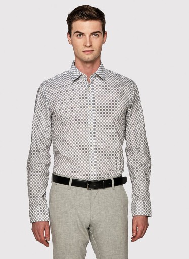 Мужская рубашка с длинными рукавами Slim Fit PAKO LORENTE L