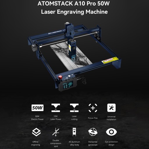 ATOMSTACK A10 Pro + Air Assist + Honeycomb
