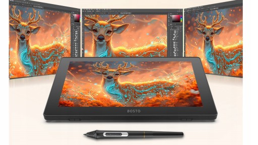 TOUCH BOSTO BT-19UHDT(P) графический планшет с ЖК-экраном 3840x2160