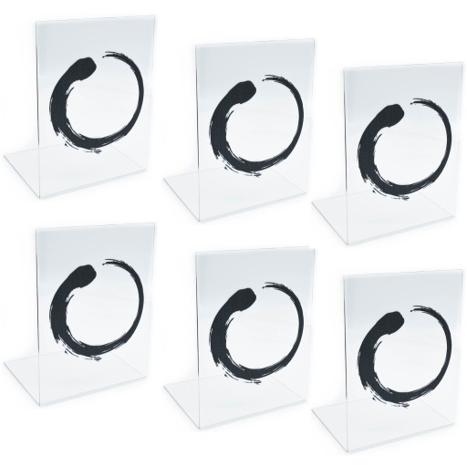 6x подставок для книг, прозрачная подставка ENSO