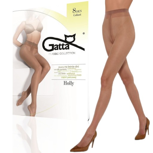 Gatta rajstopy matowe Holly, 8 den, daino, 2-S