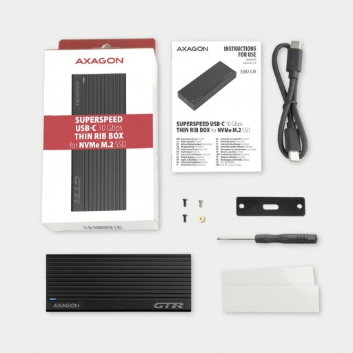 EEM2-GTR Внешний алюминиевый корпус, USB-C 3.2
