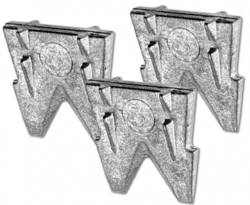 KLIN METALOWY DO SIEKIERY MŁOTKA 30 mm NR 3- 3szt