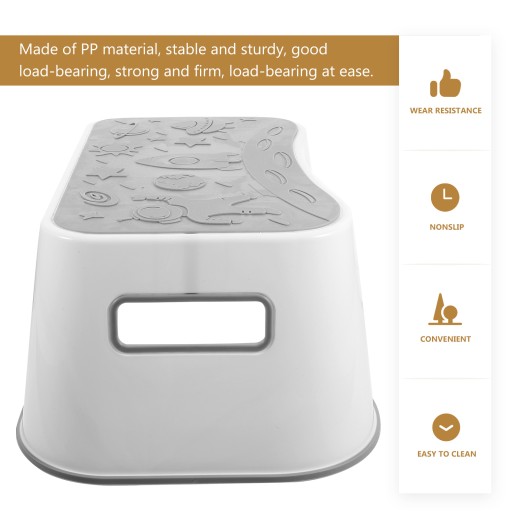 Firm Bathroom Squatting Footstool Plastic Toilet