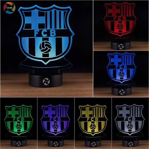 FC Barcelona FCB Светодиодный ночник PLEXIDO Ball