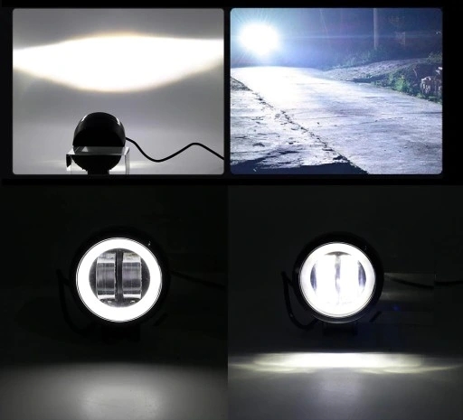 ГАЛОГЕННАЯ ФАРА СВЕТОДИОДНАЯ ЛАМПА CREE RING МОТОЦИКЛ x2