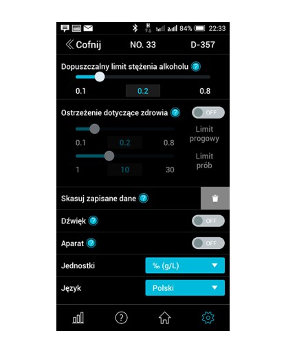 Мобильный алкотестер BACscan с Bluetooth 4.0 + калибровки