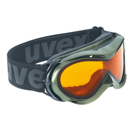 Очки UVEX HURRICANE зеленые хром 7129