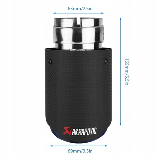 Насадка выхлопная Akrapovic 12097.