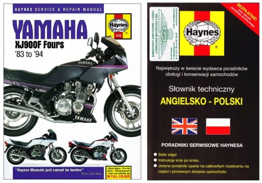 Yamaha XJ 900F (1983-1994) Haynes руководство по ремонту + БЕСПЛАТНЫЕ 24 часа