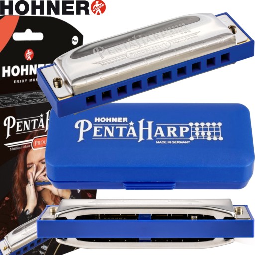 Penta HARP LF minor - harmonijka ustna skala bluesowa F HOHNER
