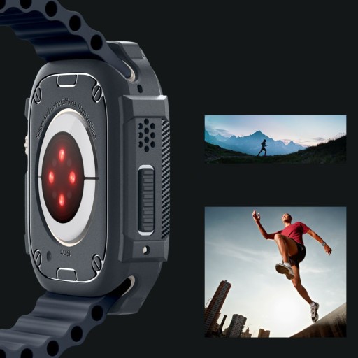 Etui do Apple Watch Ultra 2/1 49mm, Spigen Rugged Armor, cover case obudowa