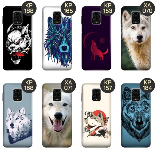 ETUI DO XIAOMI REDMI NOTE 9 PRO / 9 PRO MAX / NOTE 9S WZORY WILK WILKOŁAK