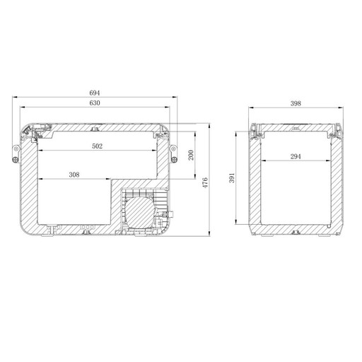 Компрессорный холодильник и морозильник DOMETIC CFX3 45