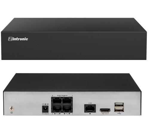 Комплект IP PoE МОНИТОРИНГА 4 КАМЕРЫ 5MPx 1TB ОБНАРУЖЕНИЕ ЗВУКА