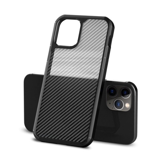 Чехол Crong для iPhone 12 Pro Max (черный)