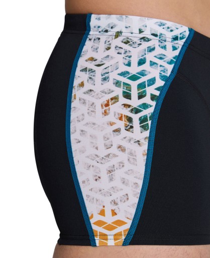 Шорты для плавания Arena PLANET WATER SWIM SHORT ЧЕРНО-БЕЛЫЕ MULTI 100