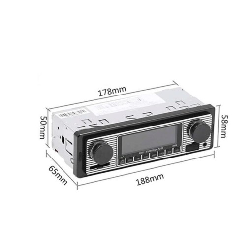 АВТОМОБИЛЬНОЕ РАДИО 1DIN SD USB BLUETOOTH МИКРОФОН