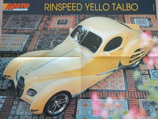 ПОСТЕР RINSPEED YELLO TALBO 53,5х40,8