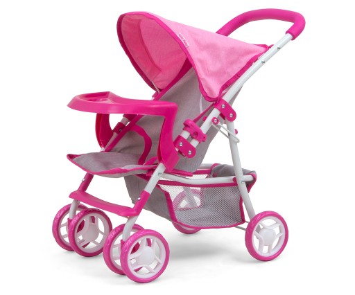 Коляска для куклы Kate Prestige Pink Milly Mally