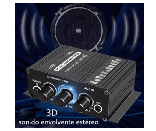 Алюминиевый Hi-Fi аудиоусилитель 12 В 400 Вт Мини автомобильный стереоусилитель мощности