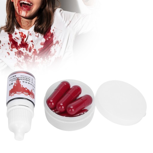 Искусственный макияж КРОВЬ HALLOWEEN SET