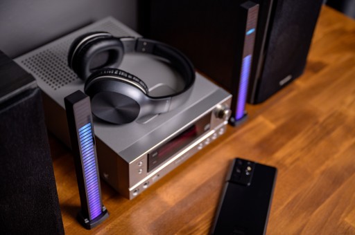 Эквалайзер RGB Redleaf 40LED - черный