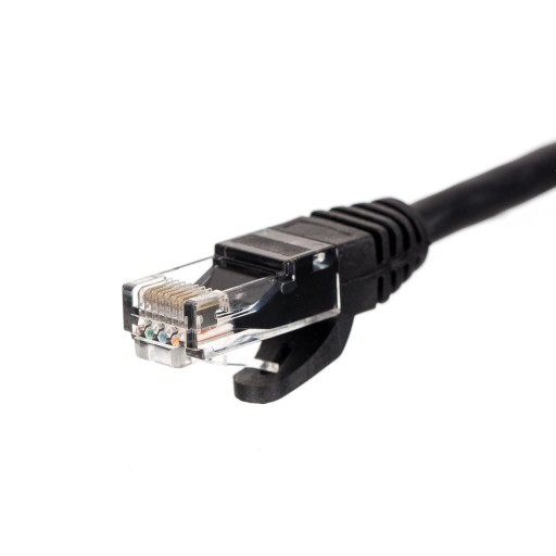 Патч-корд RJ45, кат. 5e UTP, 2м, Netrack, черный.