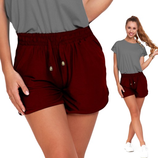 Короткие женские шорты, удобные спортивные спортивные шорты на лето MORAJ L/XL