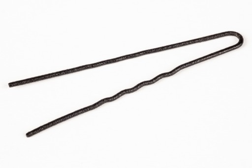 Kokówki / szpilki Karbowane 4.5 cm czarne MATOWE 350g