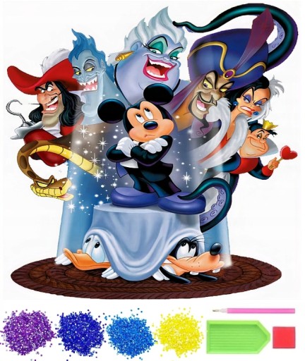 HAFT DIAMENTOWY MOZAIKA DIAMENTOWA 5D DISNEY