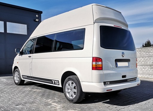 Наклейки на боковые полосы VW T5 Transporter