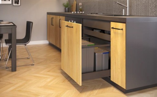 СОРТИРОВЩИК МУСОРОВ BINDER 900 4 КОРЗИНЫ 60 Л GTV