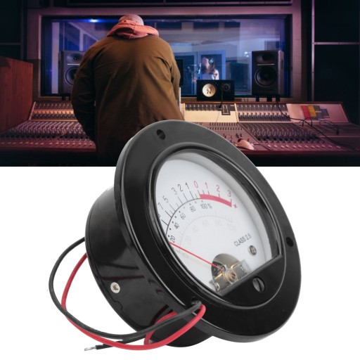 Круглый индикатор VU Meter в стиле ретро