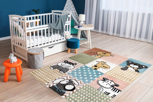 ДЕТСКИЙ КОВЕР FUN 140x190 ЖИВОТНЫЕ цвет #O265