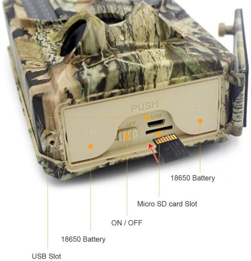 PR400 Full HD 12MPX 34 ИК-камера для леса